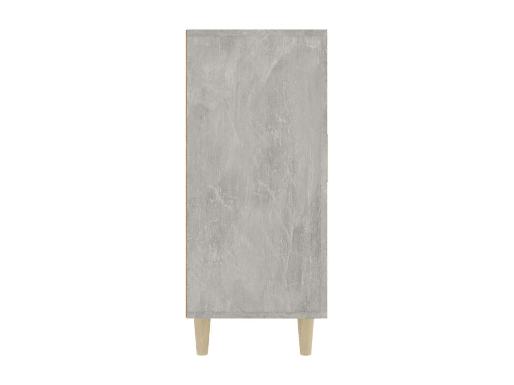 Gray Engineered Wood Sideboard, 90 x 34 x 80 cm