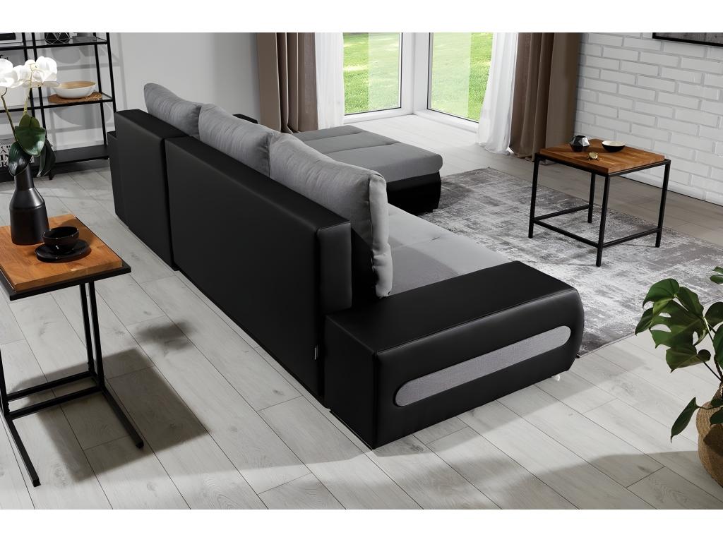 Black Leather Sofa Bed