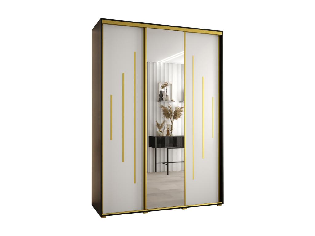 Black Wardrobe, 170 x 60 x 235.2 cm
