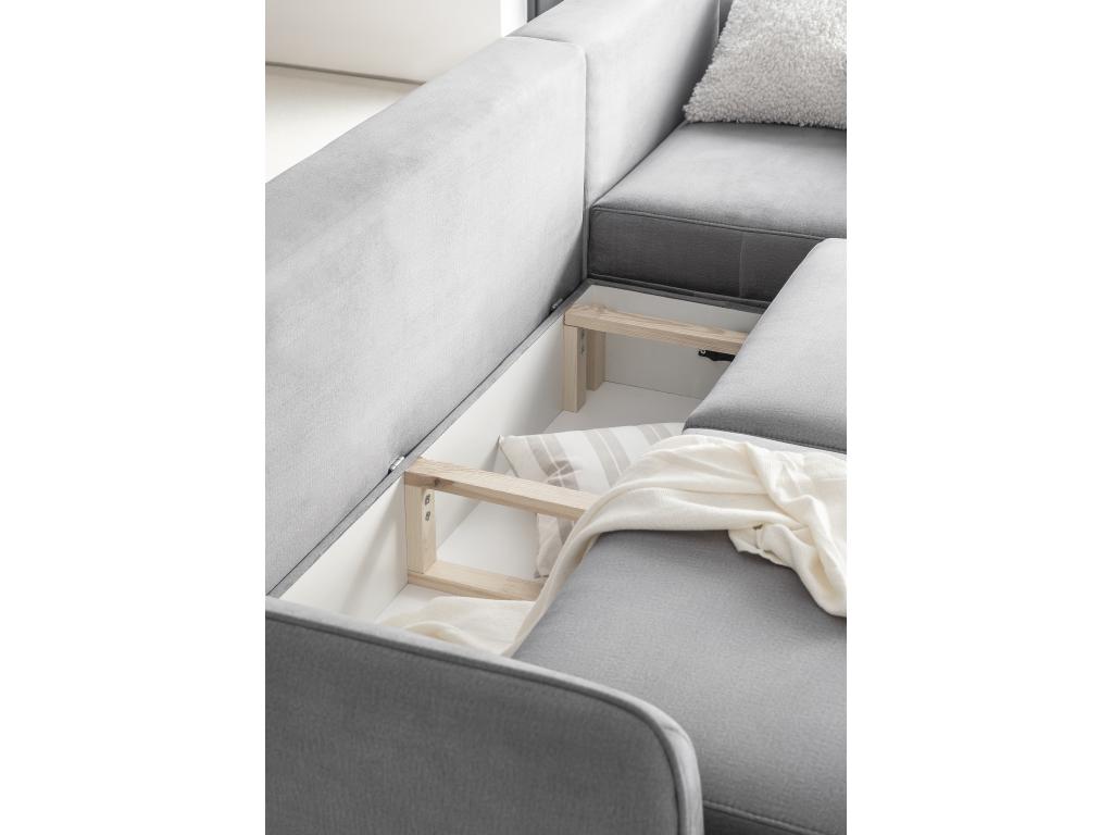 Beige Fabric Sofa Bed - dlz1766583970312