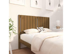 Brown Solid Wood Bed, 125.5 x 4 x 100 cm