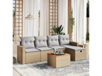 Beige Woven Resin Wicker Outdoor Furniture Set - dlz1766583236824