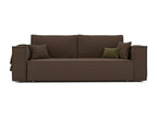 Brown Fabric Sofa Bed