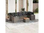 Gray Woven Resin Wicker Outdoor Furniture Set