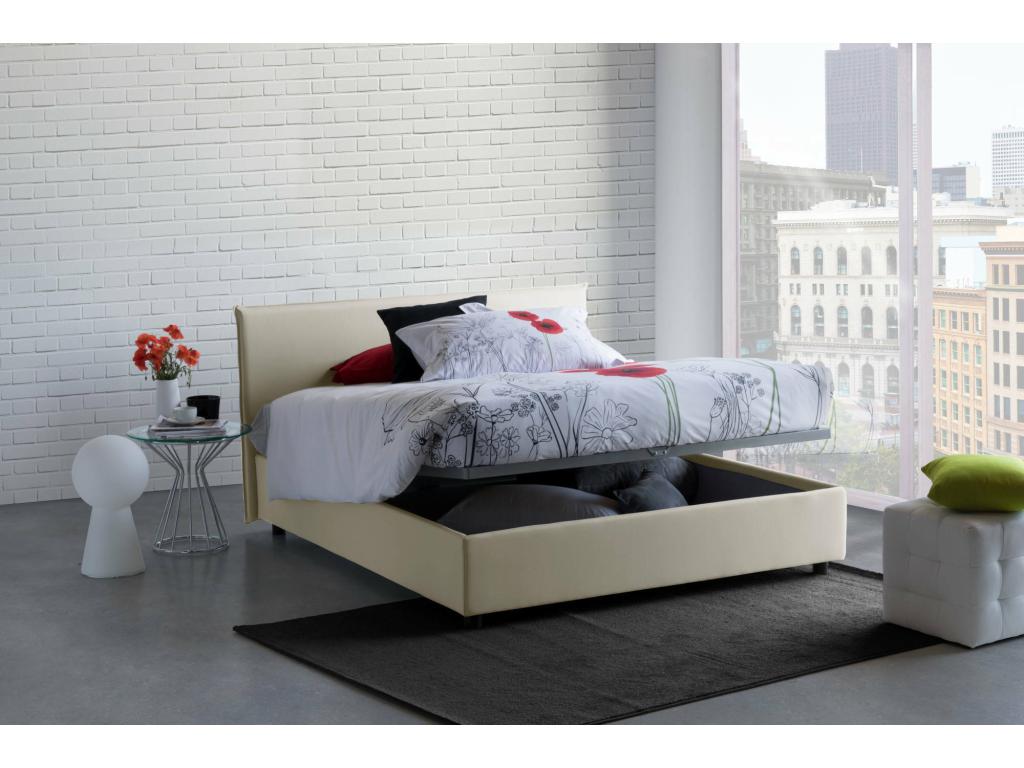 Beige Fabric Mattress, 140 x 190 cm