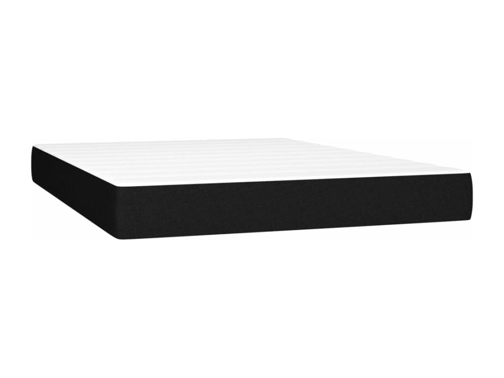 Black Fabric Mattress, 140 x 200 cm
