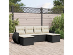Black Woven Resin Wicker Outdoor Furniture Set - dlz1766583731625