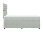 Gray Velvet Mattress, 80 x 200 cm - dlz1766583497097