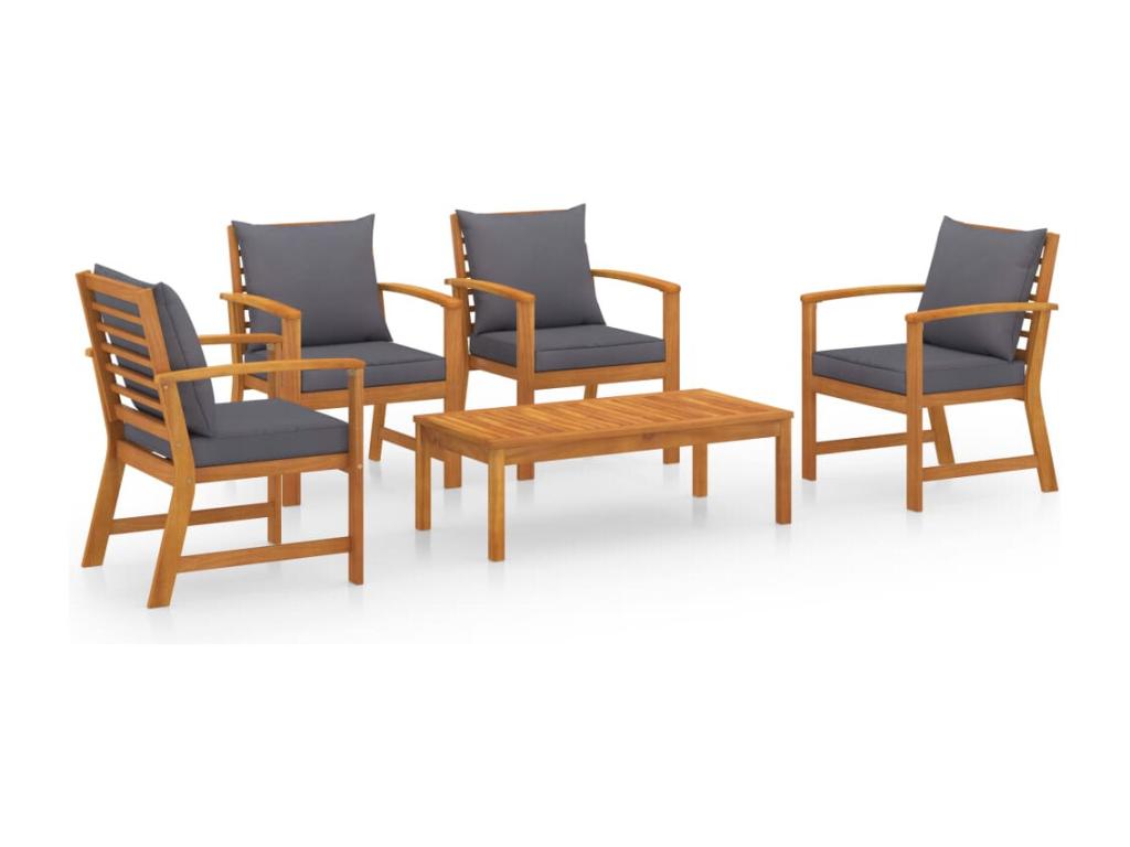 Gray Outdoor Furniture Set