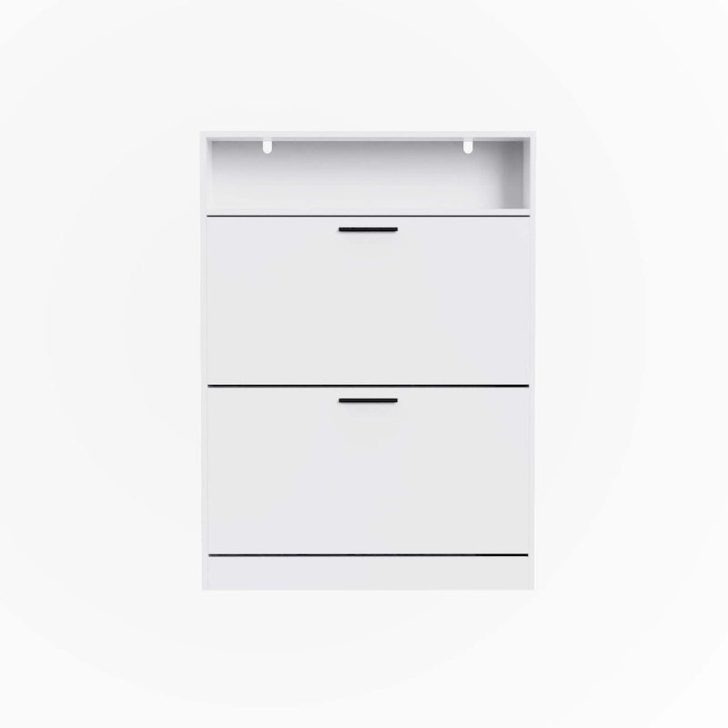 Shoe Storage Cabinet with 2 Flip Drawers