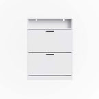 Shoe Storage Cabinet with 2 Flip Drawers