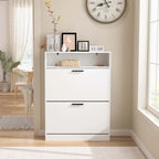 Shoe Storage Cabinet with 2 Flip Drawers