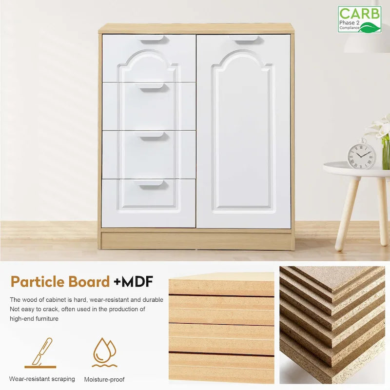 31.5Storage Cabinet with Adjustable Shelf