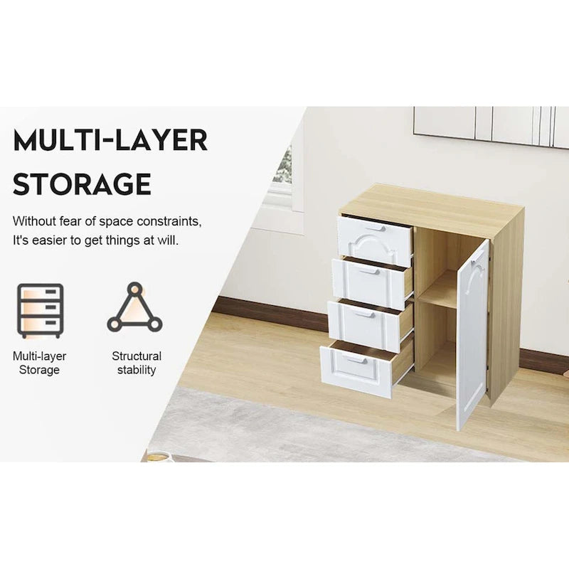 31.5Storage Cabinet with Adjustable Shelf