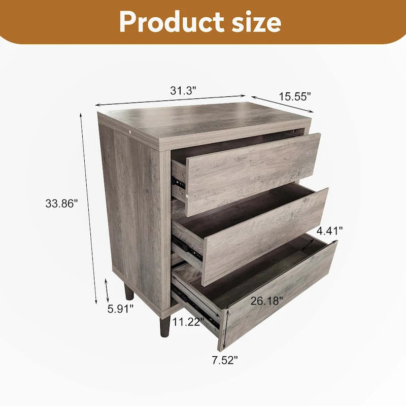 31.5Storage Cabinet with Adjustable Shelf