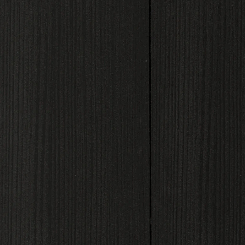 HomeRoots 59 Black Wood Wall mounted Accent Cabinet With Five Shelves