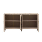 Sophisticated Fir Veneer Cabinet with Textured Finish