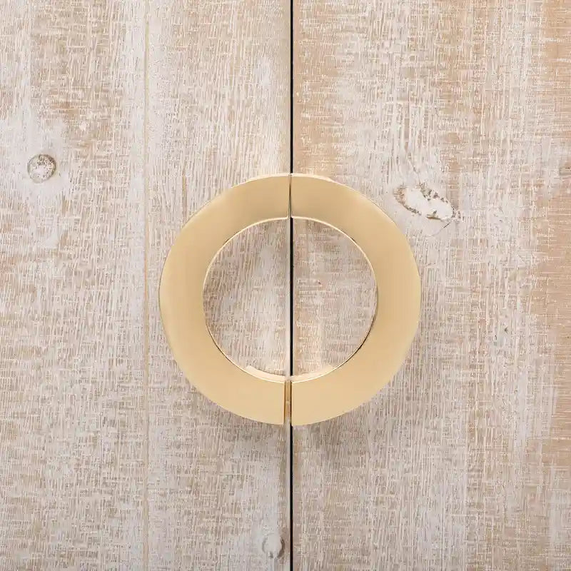 Sophisticated Fir Veneer Cabinet with Textured Finish