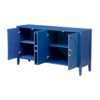 Sophisticated Fir Veneer Cabinet with Textured Finish