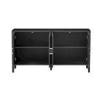 Sophisticated Fir Veneer Cabinet with Textured Finish