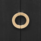 Sophisticated Fir Veneer Cabinet with Textured Finish