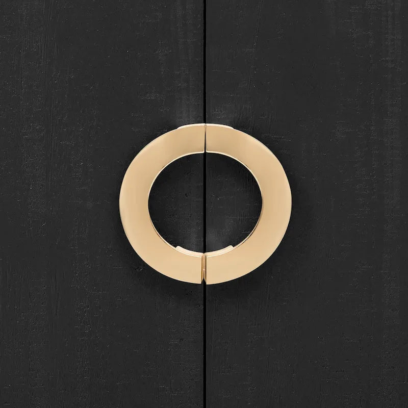 Sophisticated Fir Veneer Cabinet with Textured Finish