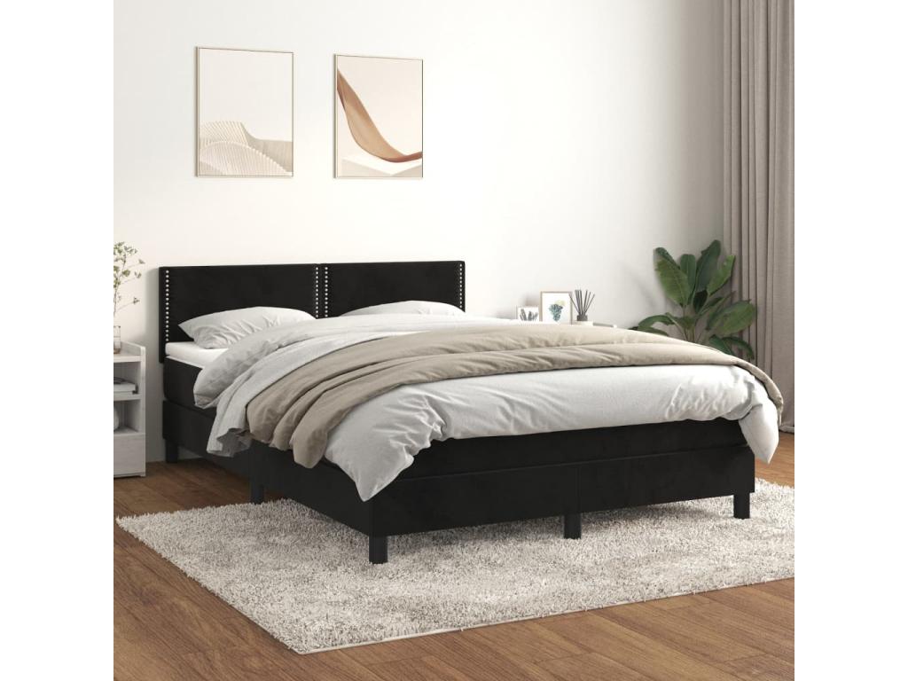 White Velvet Mattress, 140 x 200 cm