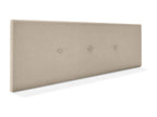 Beige Fabric Bed, 160 x 50 cm