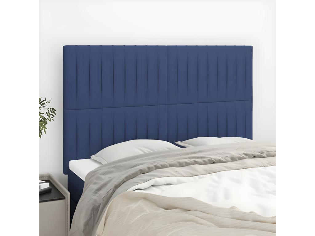 Blue Fabric Bed, 72 x 5 x 78 cm