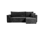 Gray Velvet Sofa Bed