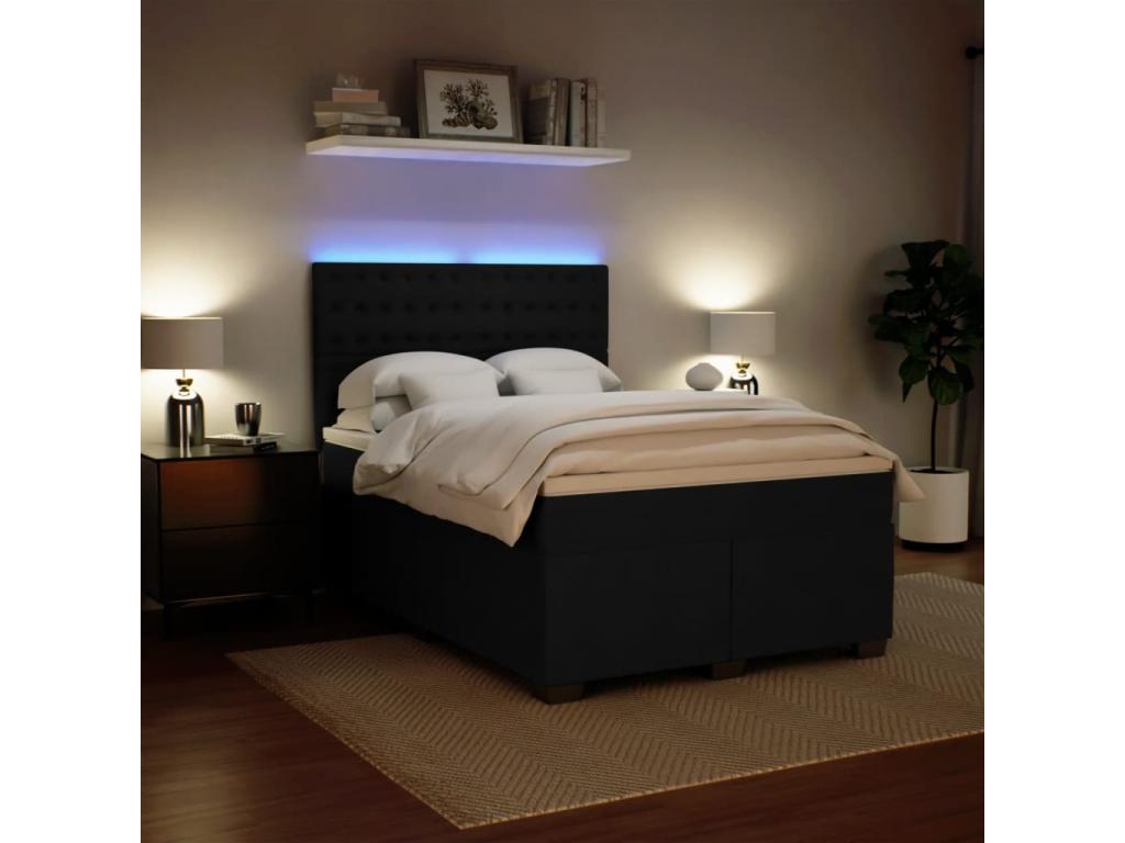 Black Velvet Mattress, 140 x 200 cm