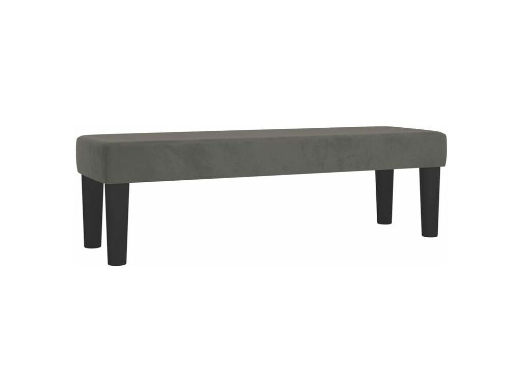 Gray Velvet Mattress, 160 x 200 cm