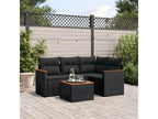 Black Woven Resin Wicker Outdoor Furniture Set - dlz1766583205379