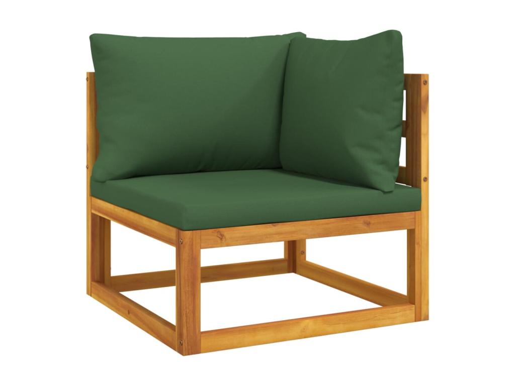 Green Solid Wood Outdoor Furniture Set