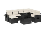 Black Woven Resin Wicker Outdoor Furniture Set - dlz1766583050940