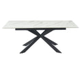 White Glass Dining Table