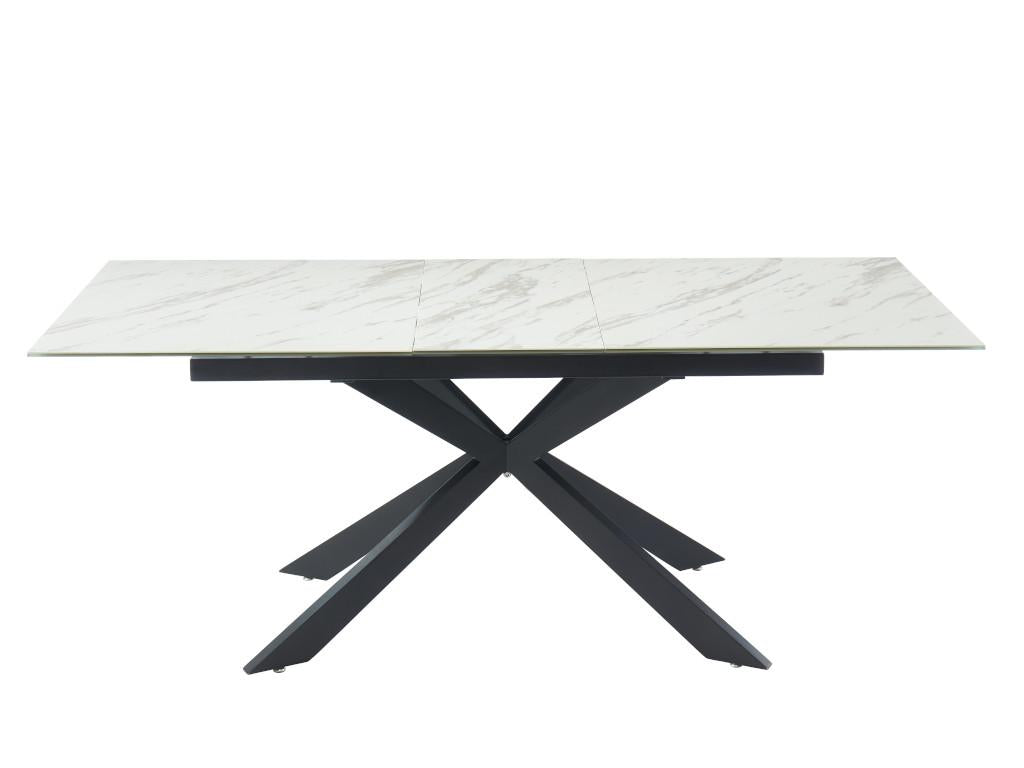 White Glass Dining Table