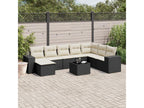Black Woven Resin Wicker Outdoor Furniture Set - dlz1766583437710