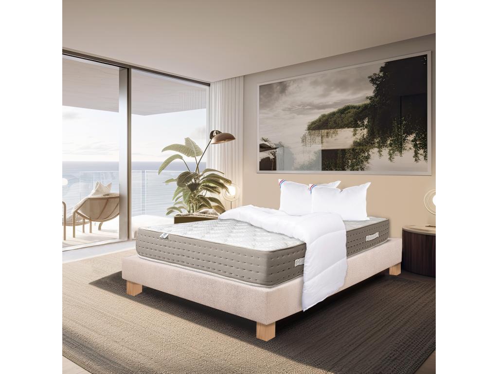 Beige Mattress, 140 x 200 cm