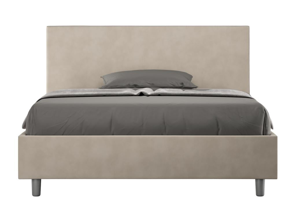 Beige Bed, 140 x 200 cm