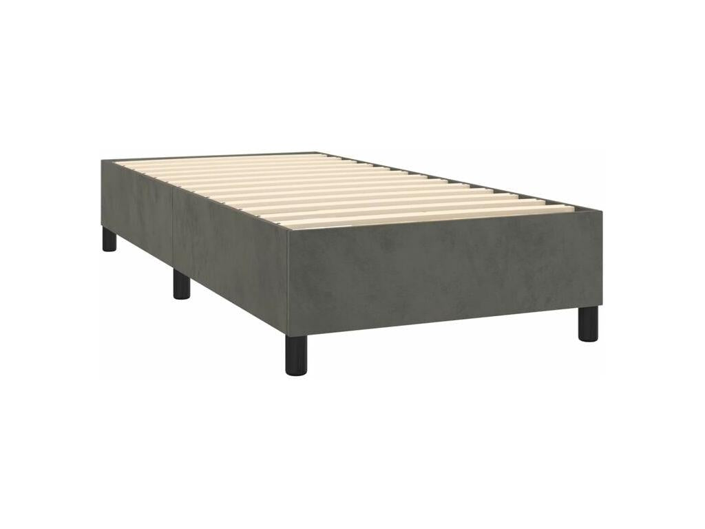 White Velvet Mattress, 90 x 200 cm