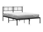 Black Metal Bed Frame, 120 x 200 cm