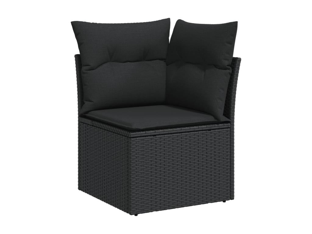 Black Woven Resin Wicker Outdoor Furniture Set - dlz1766584114402
