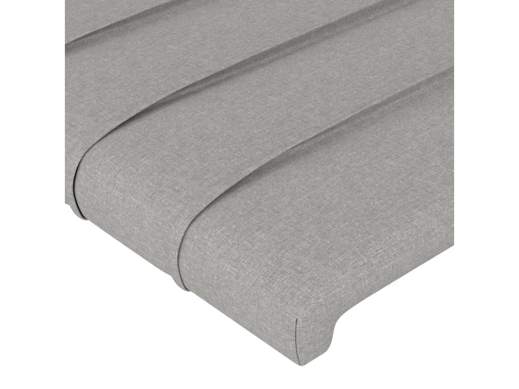 Gray Fabric Bed, 80 x 5 x 78 cm
