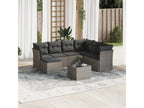 Gray Woven Resin Wicker Outdoor Furniture Set - dlz1766583942627