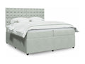 Gray Velvet Mattress, 200 x 200 cm