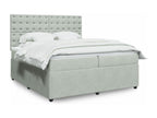 Gray Velvet Mattress, 200 x 200 cm