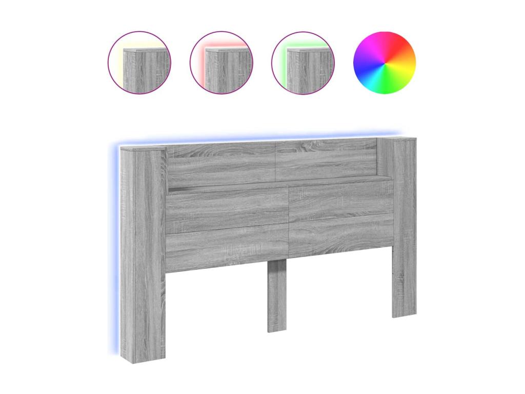 Gray Bed, 180 x 16.5 x 103.5 cm