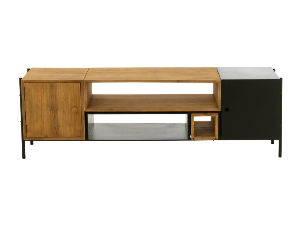 Natural Metal TV Stand