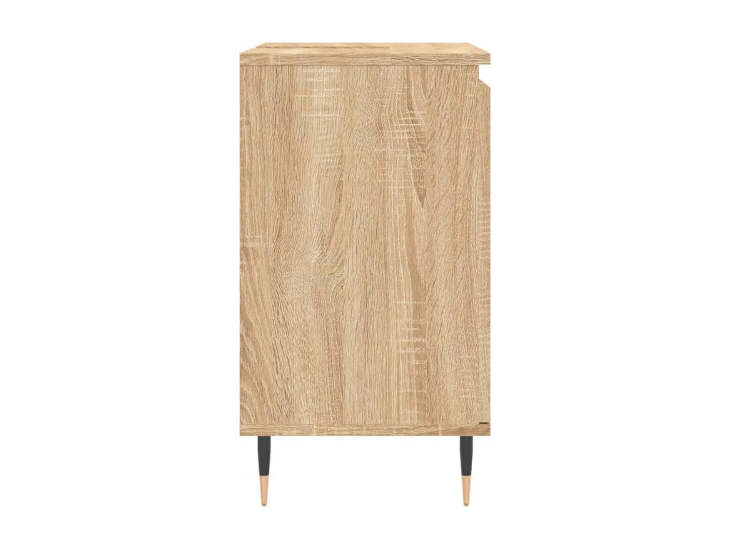 Brown Engineered Wood Wardrobe, 58 x 33 x 60 cm